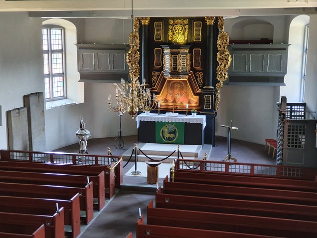 Die wunderschöne Nicolai-Kirche in Elstorf. Foto: B. Sonnenberger
